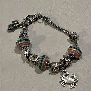 Silver Charm Bracelet